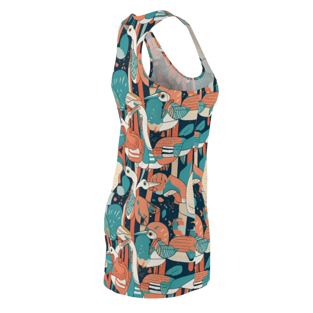 Tidal Waders on Racerback Dress — Back Side