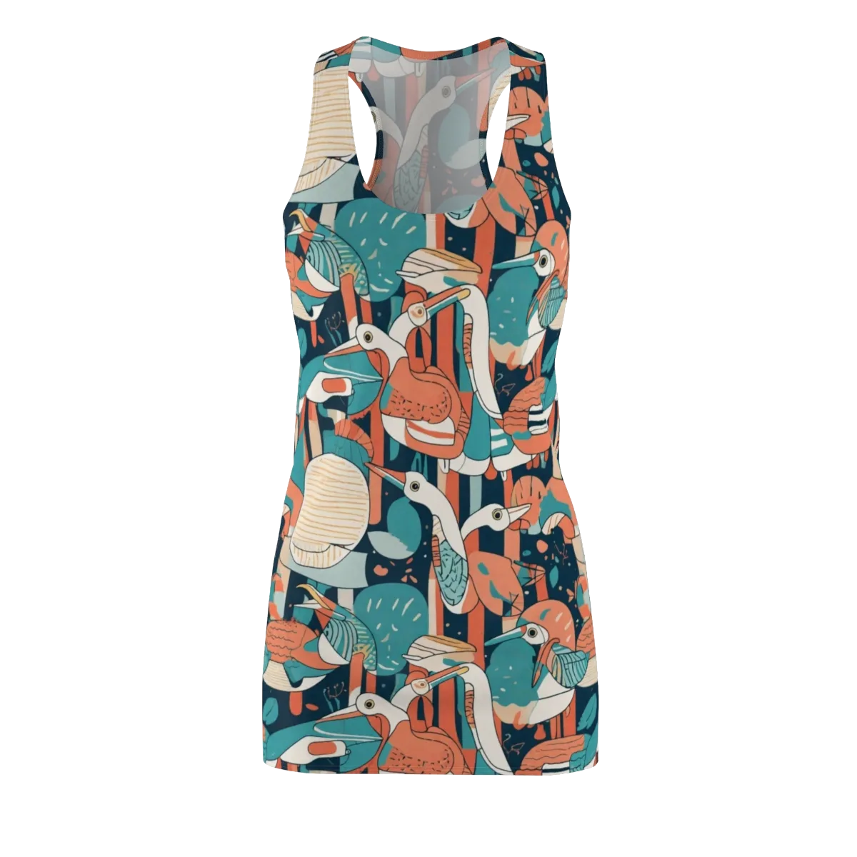Tidal Waders on Racerback Dress — Front