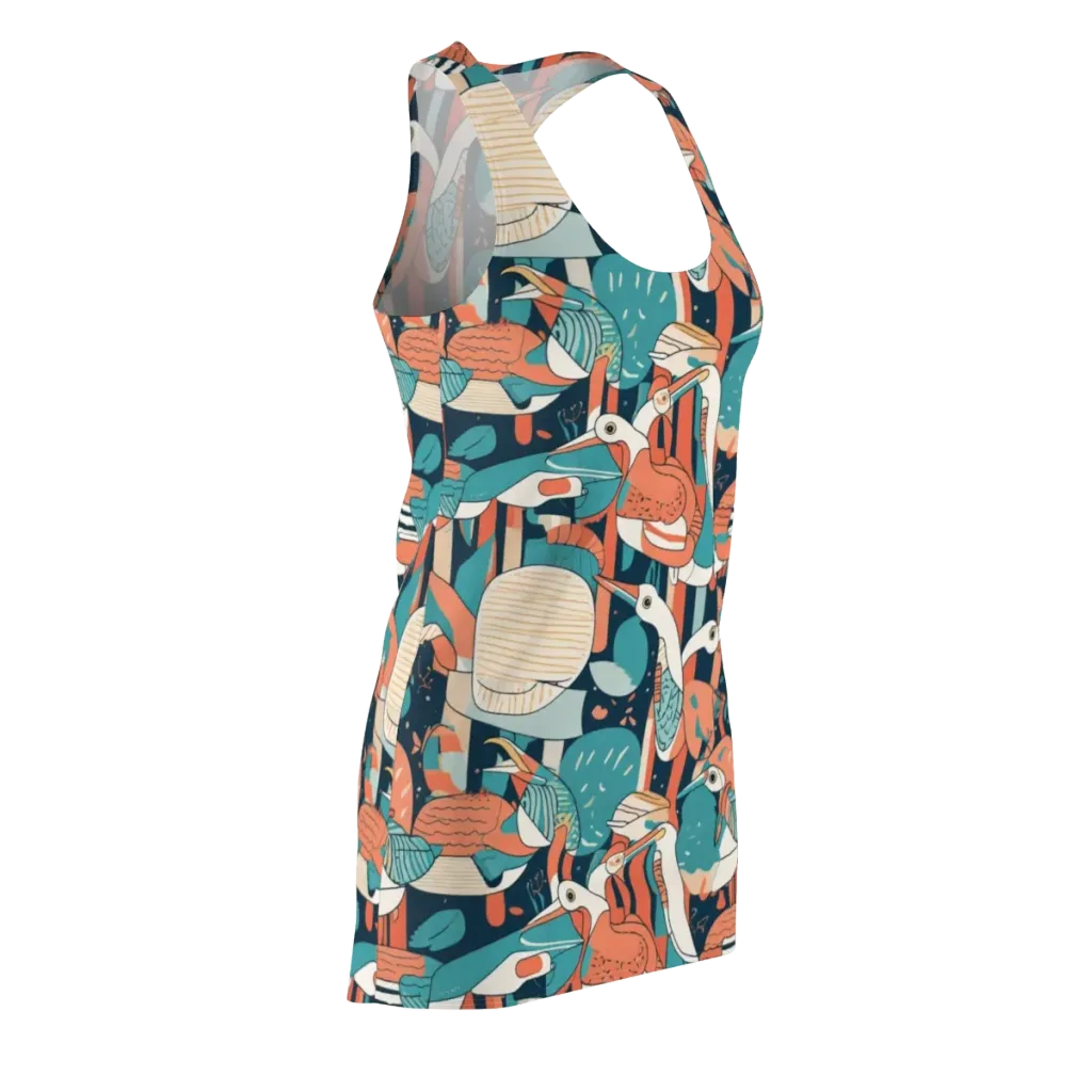 Tidal Waders on Racerback Dress — Front Side
