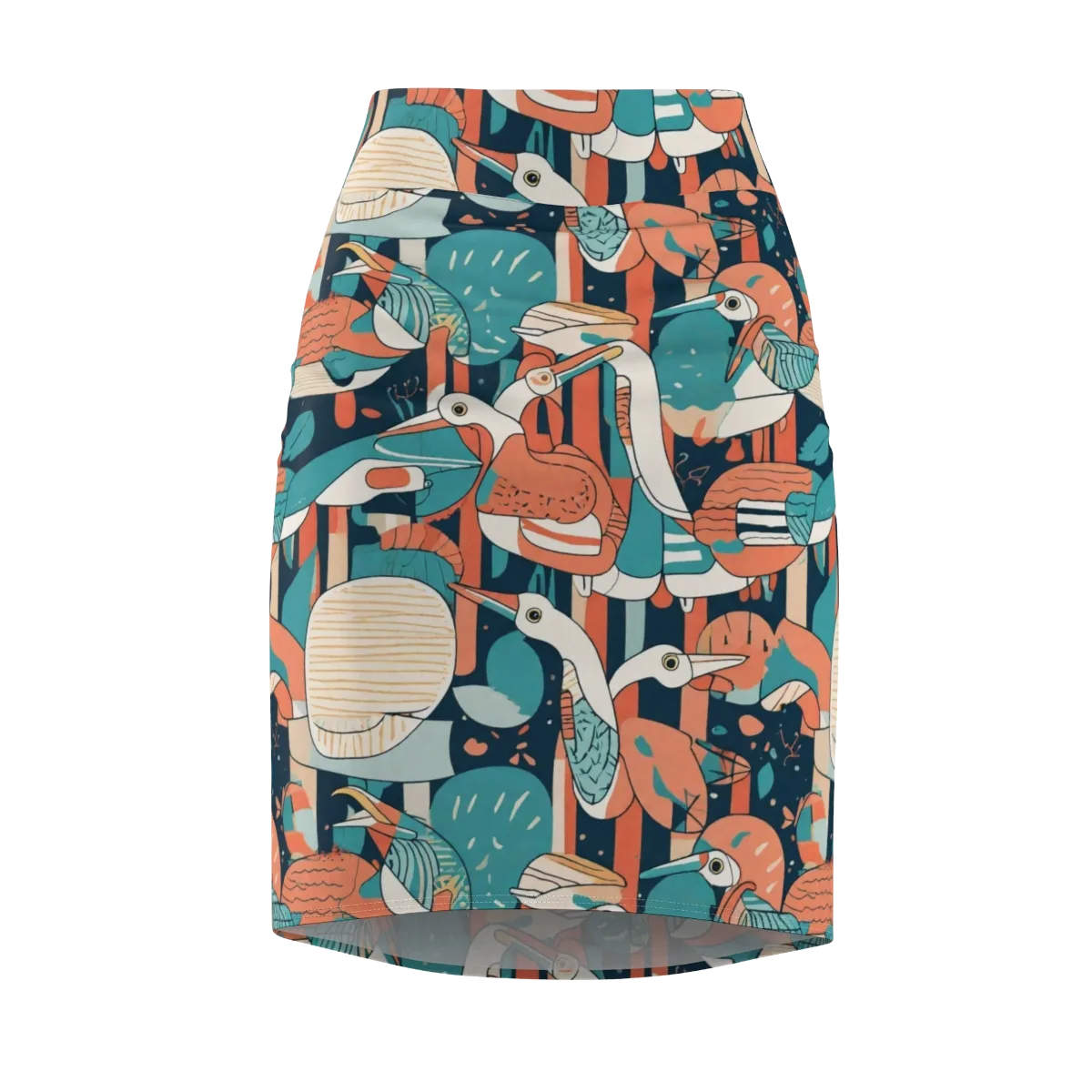 Tidal Waders on Pencil Skirt — Front