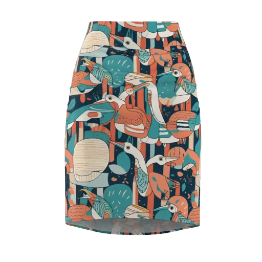 Tidal Waders on a Pencil Skirt