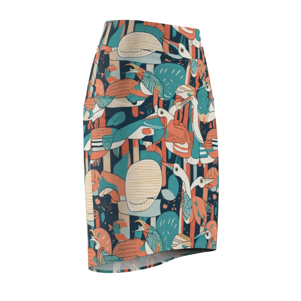Tidal Waders on Pencil Skirt — Front Side