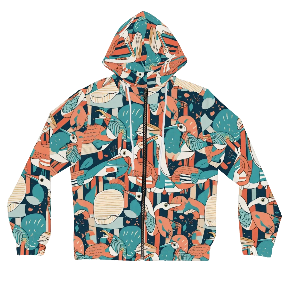 Tidal Waders on Women's Full-Zip Hoodie — Front
