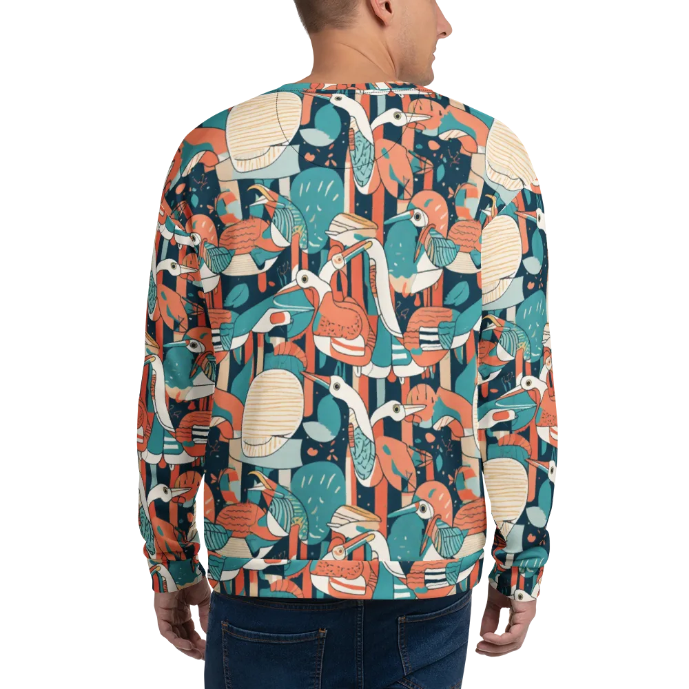 Tidal Waders on Sweatshirt — Back