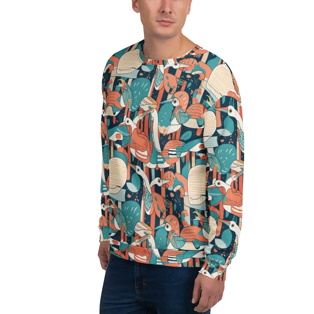Tidal Waders on Sweatshirt — Left Front
