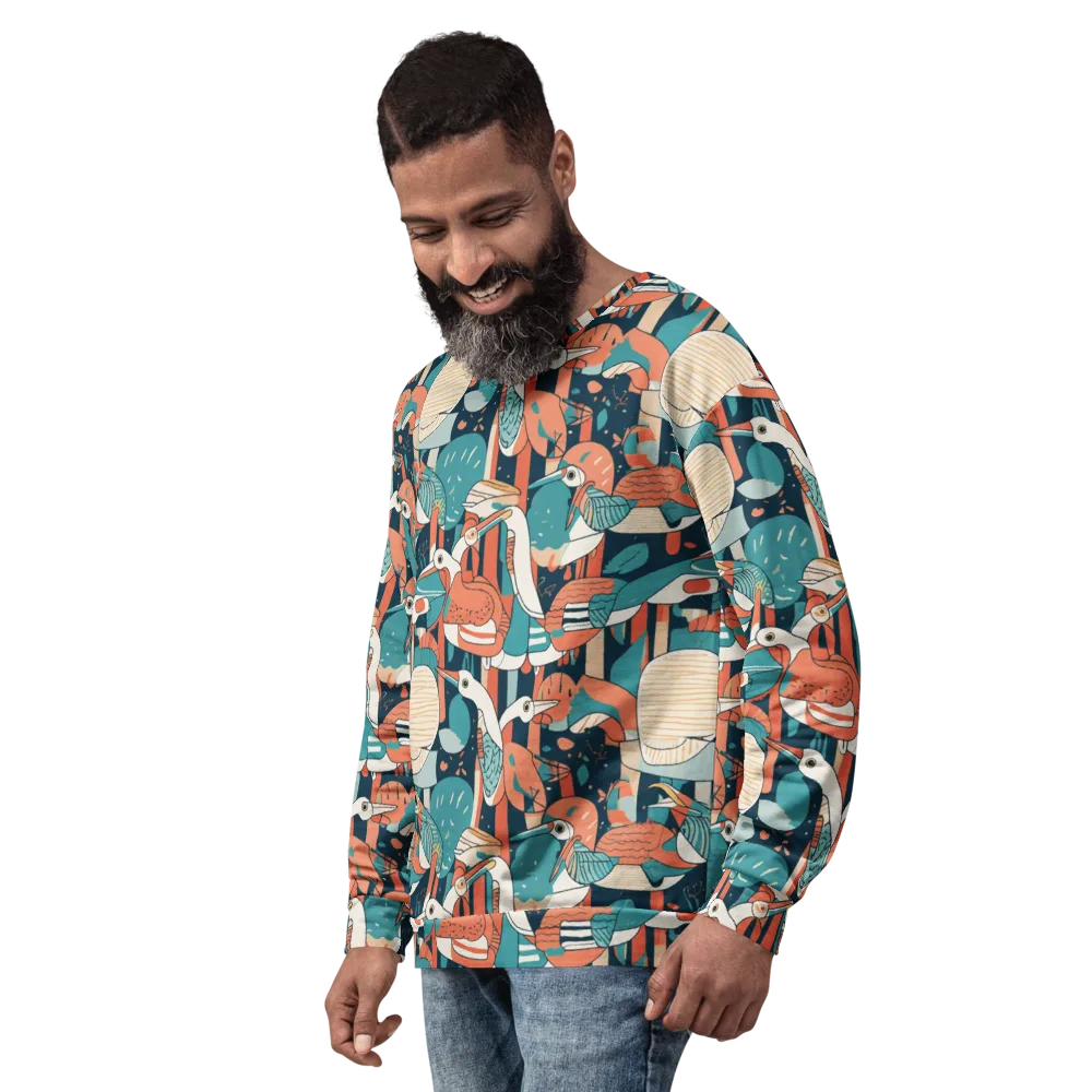 Tidal Waders on Sweatshirt — Left Front