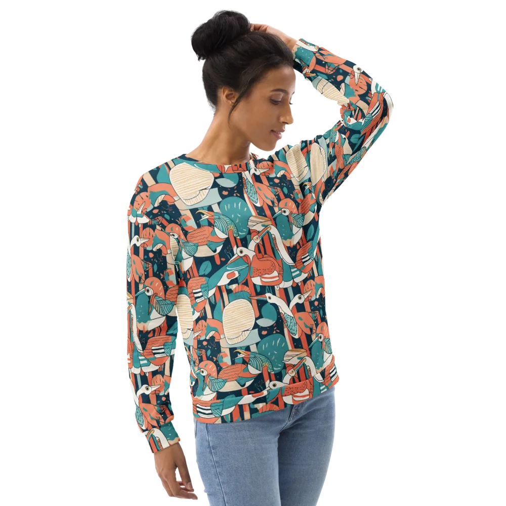 Tidal Waders on Sweatshirt — Right Front
