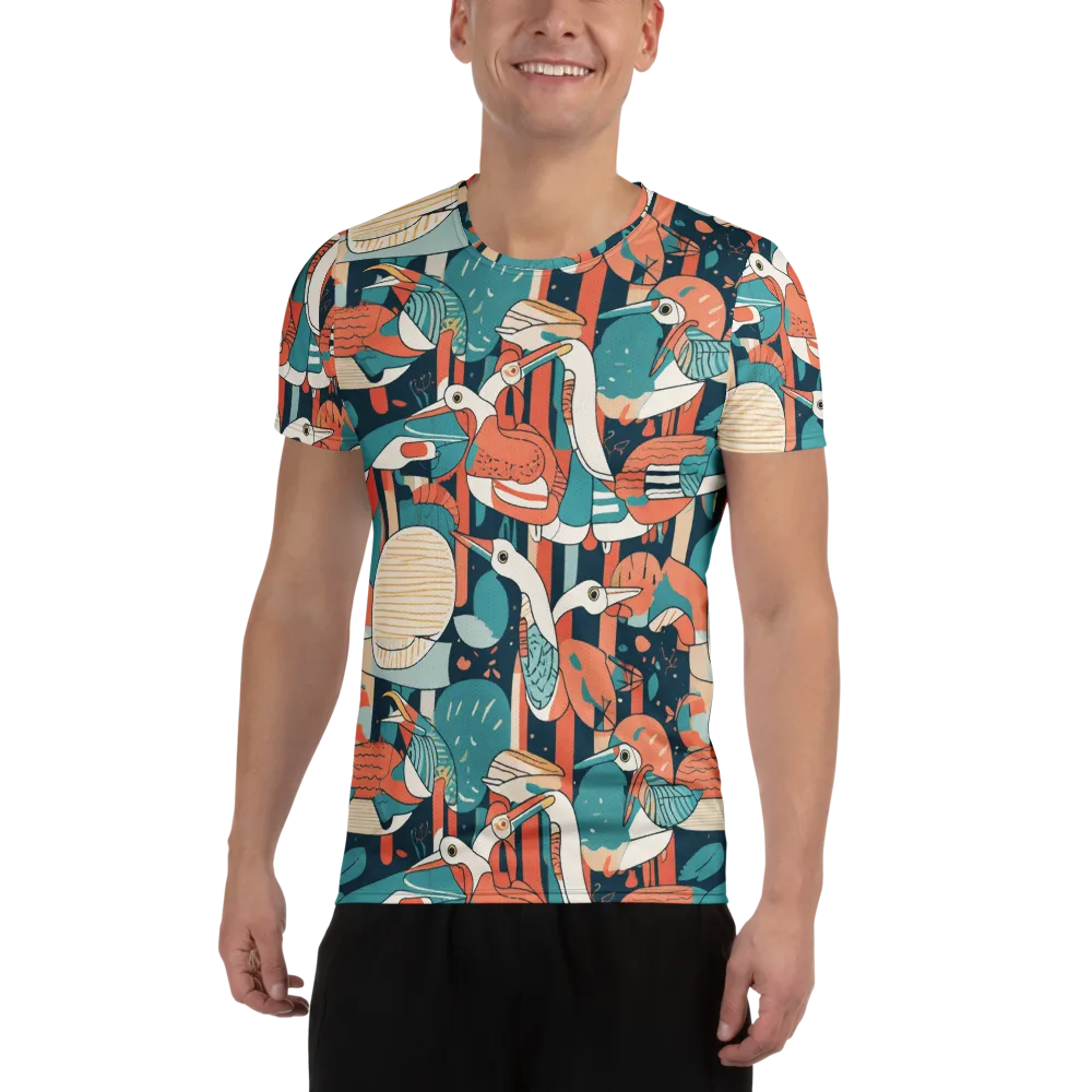 Tidal Waders on Men's Athletic T-Shirt — Front