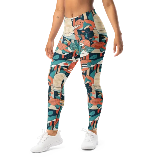Tidal Waders on a Leggings