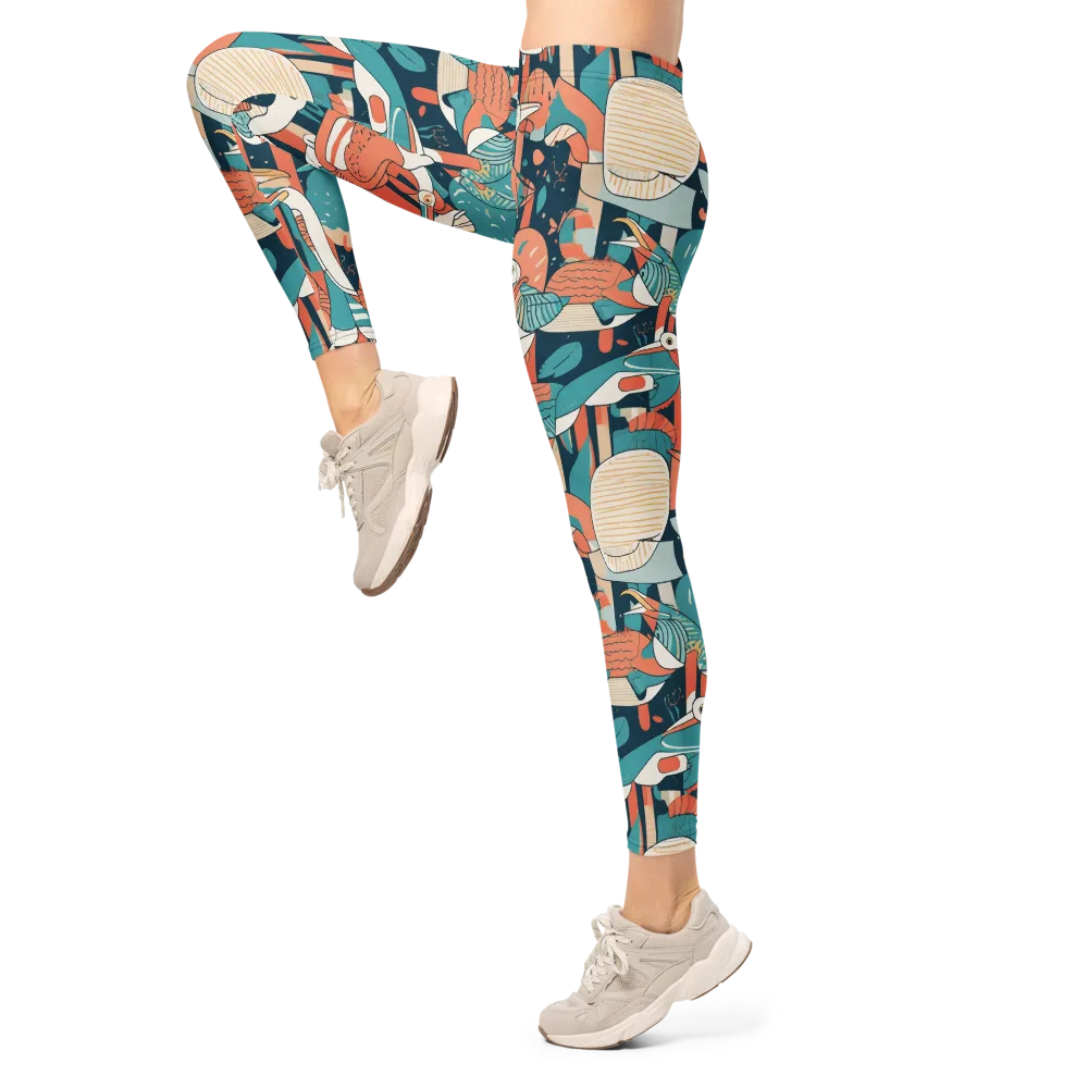 Tidal Waders on Leggings — Left