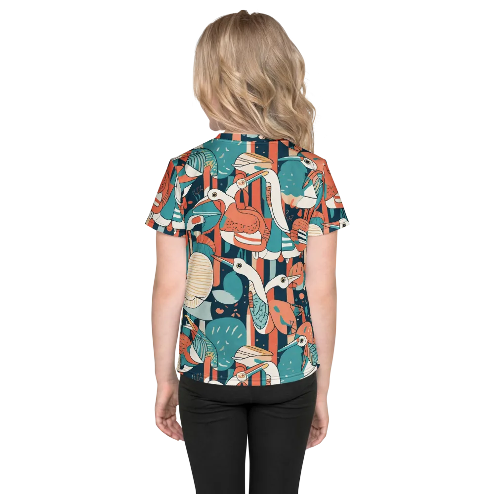 Tidal Waders on Kids Crew Neck T-Shirt — Back