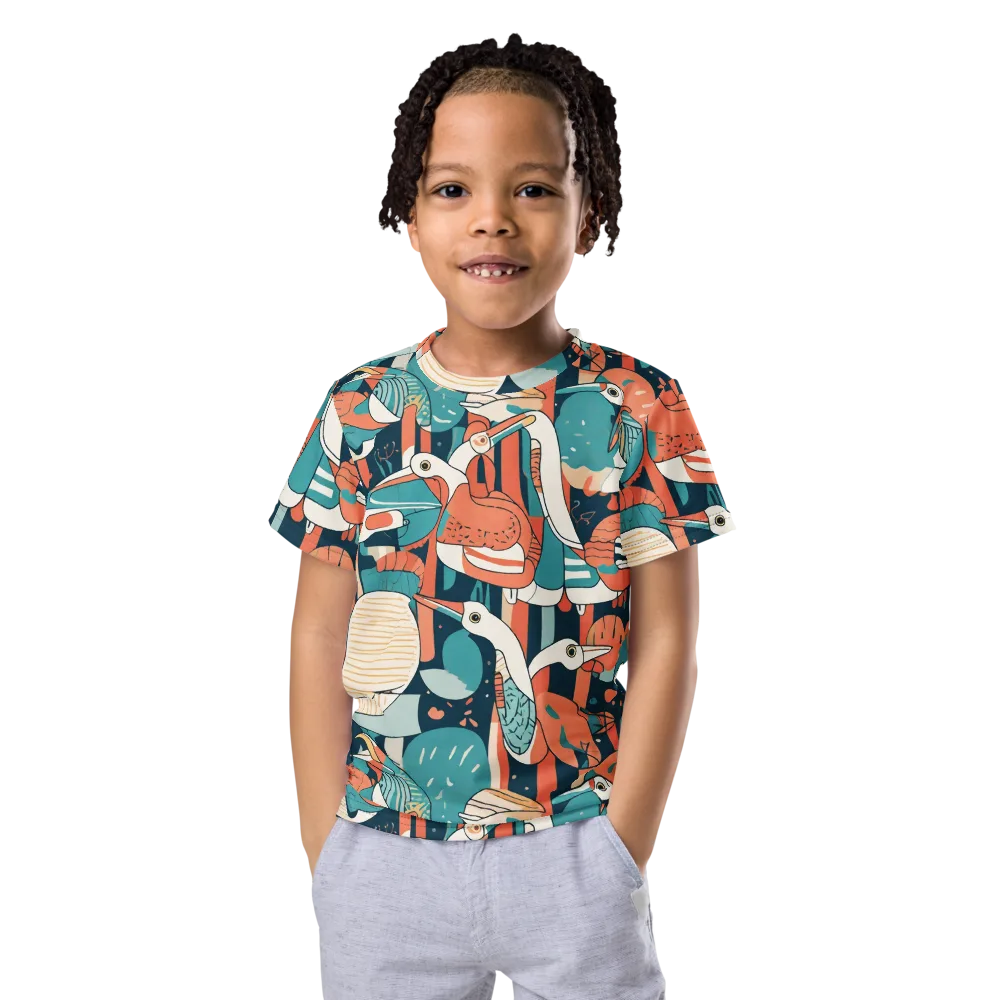 Tidal Waders on Kids Crew Neck T-Shirt — Front