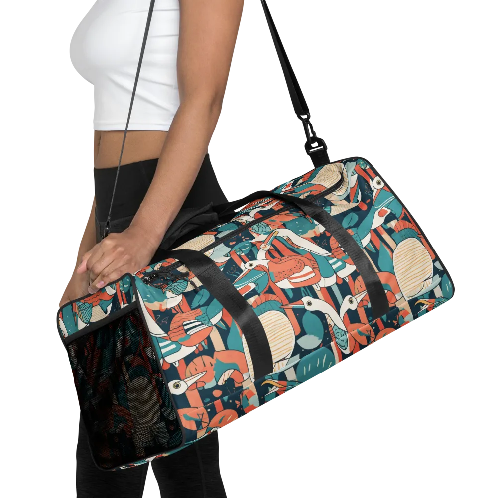 Tidal Waders on Duffle Bag — Front
