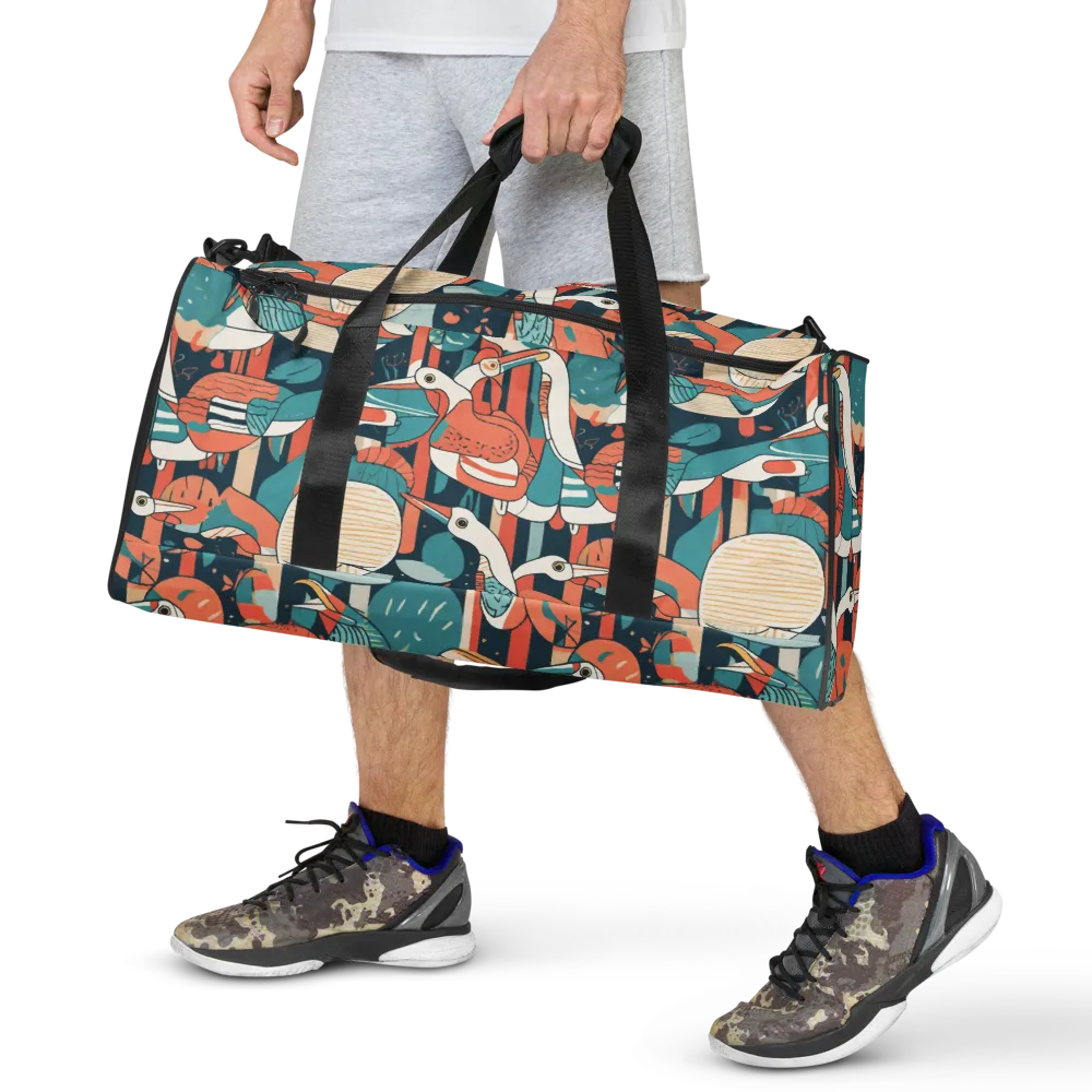 Tidal Waders on Duffle Bag — Front