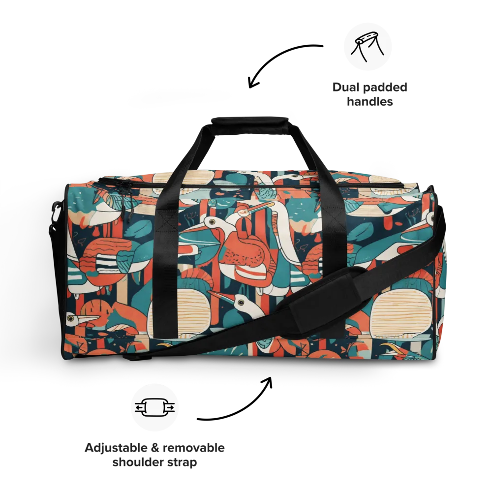 Tidal Waders on Duffle Bag — Front