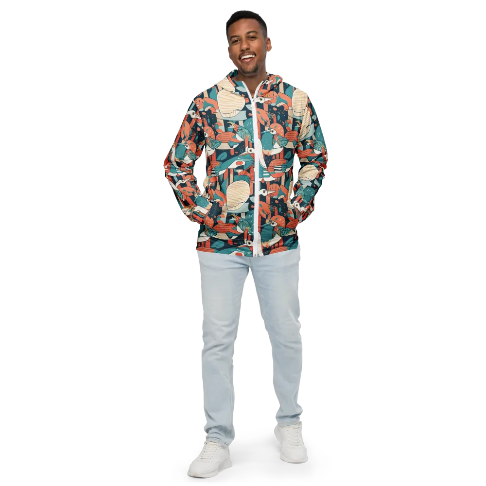 Tidal Waders on Men's Windbreaker — Front
