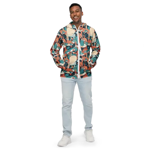 Tidal Waders on a Men's Windbreaker