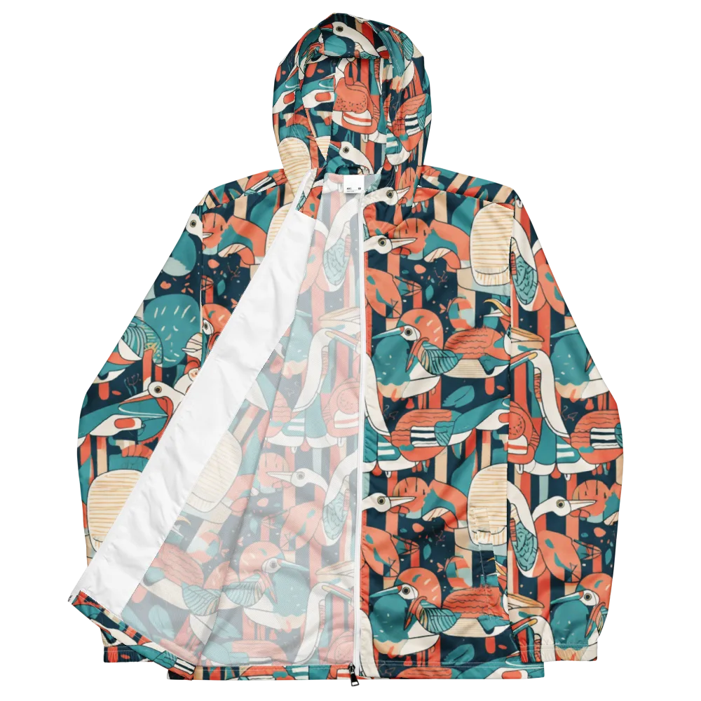 Tidal Waders on Men's Windbreaker — Front