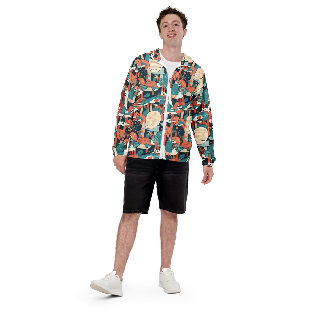 Tidal Waders on Men's Windbreaker — Front