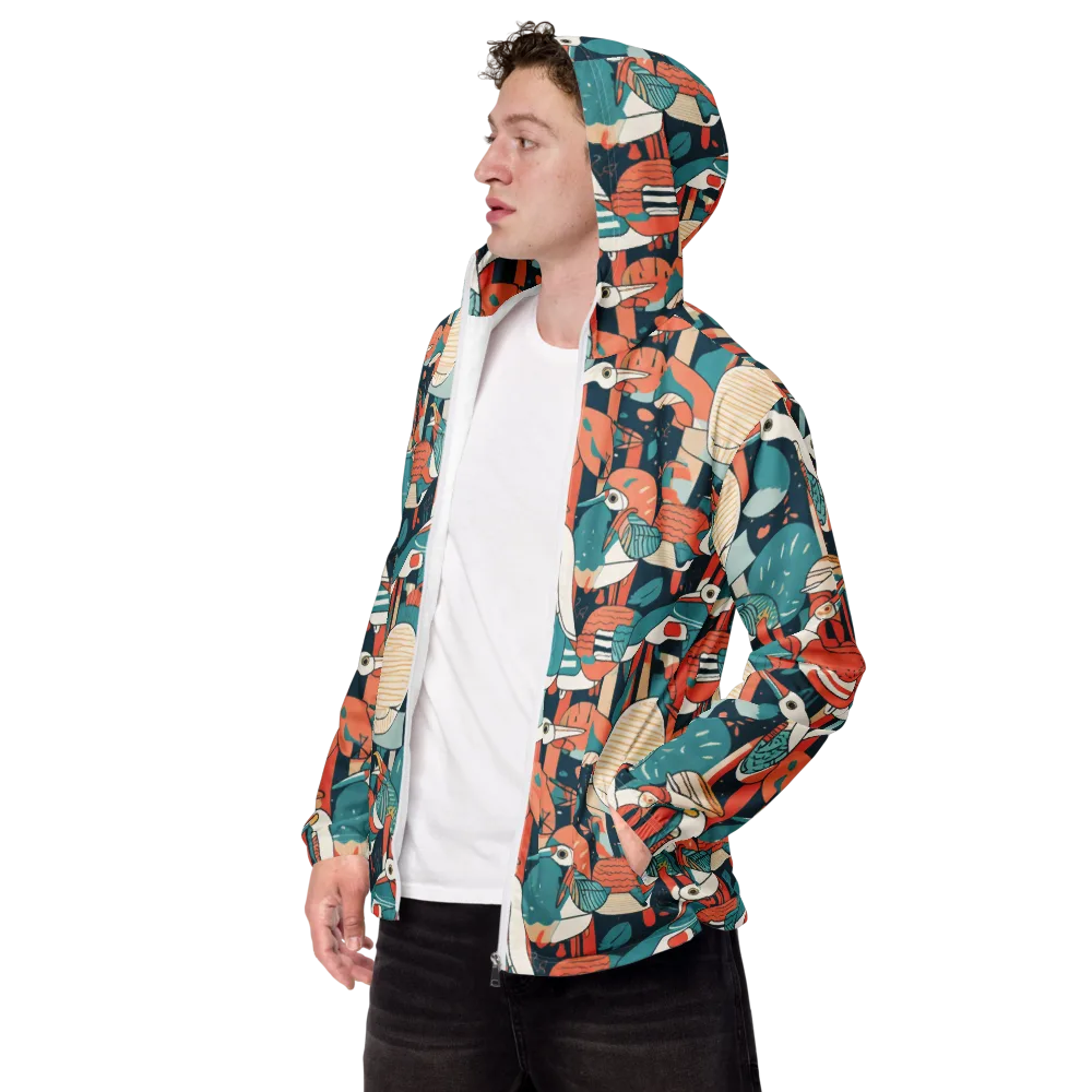 Tidal Waders on Men's Windbreaker — Left Front