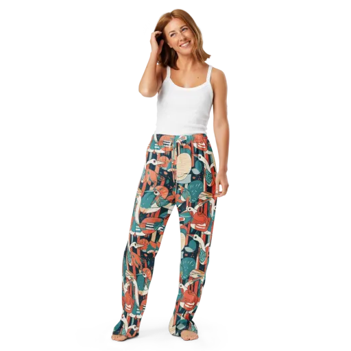 Tidal Waders on a Women's Pajama Pants