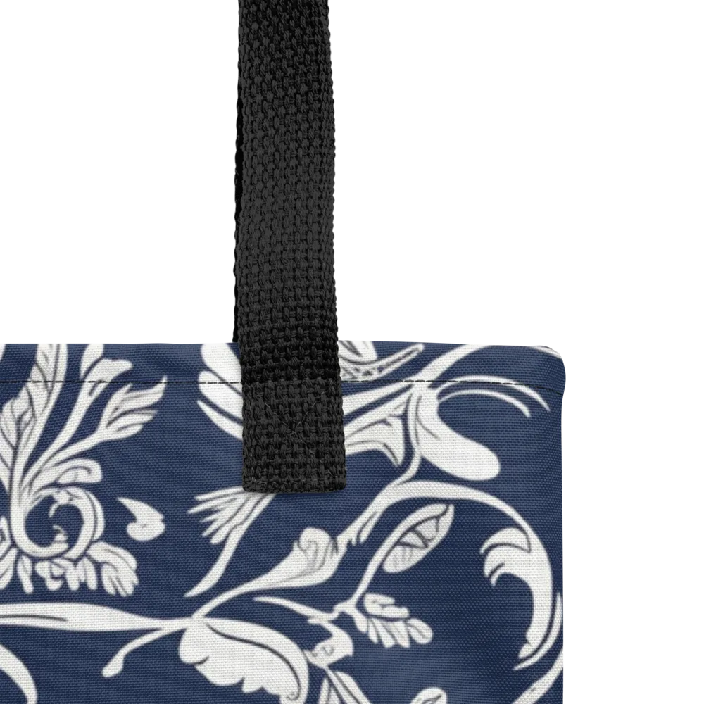 Navy Aviary on Tote Bag — Product details