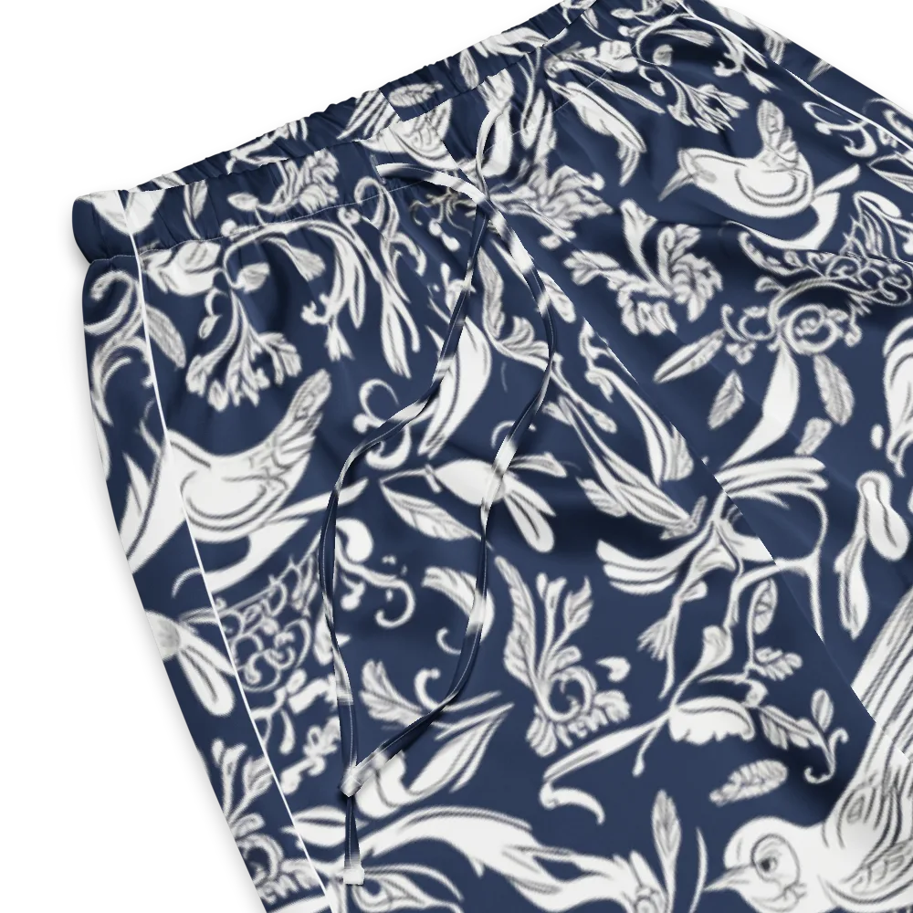 Navy Aviary on Women's Pajama Pants — Product details