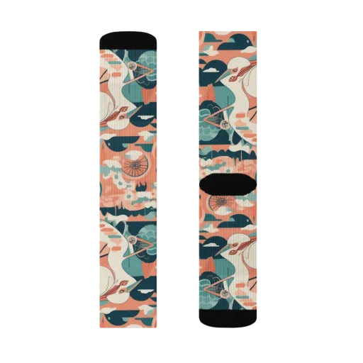 Bicycle Lagoon on a Socks