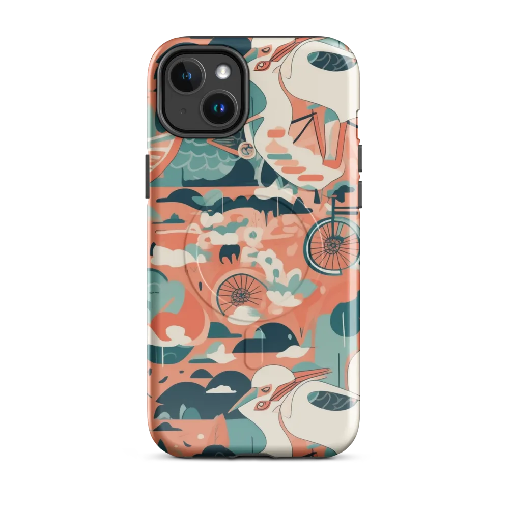 Bicycle Lagoon on MagSafe Tough Case for iPhone® — Front