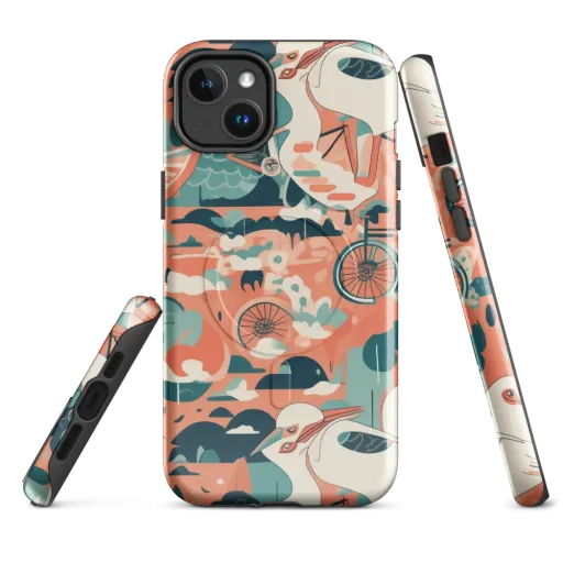 Bicycle Lagoon on a MagSafe Tough Case for iPhone®