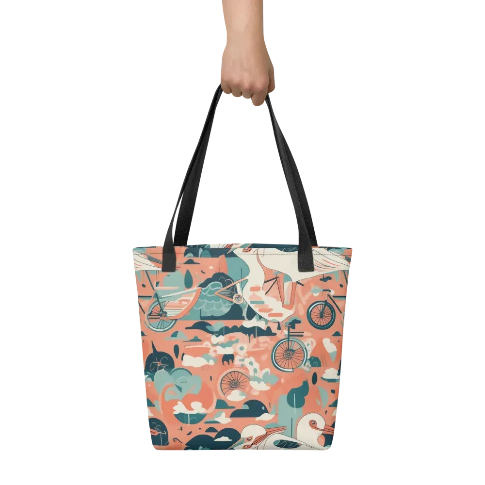 Bicycle Lagoon on Tote Bag — Front