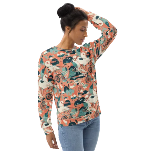 Bicycle Lagoon on a Sweatshirt