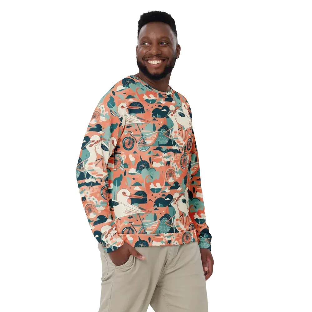 Bicycle Lagoon on Sweatshirt — Front