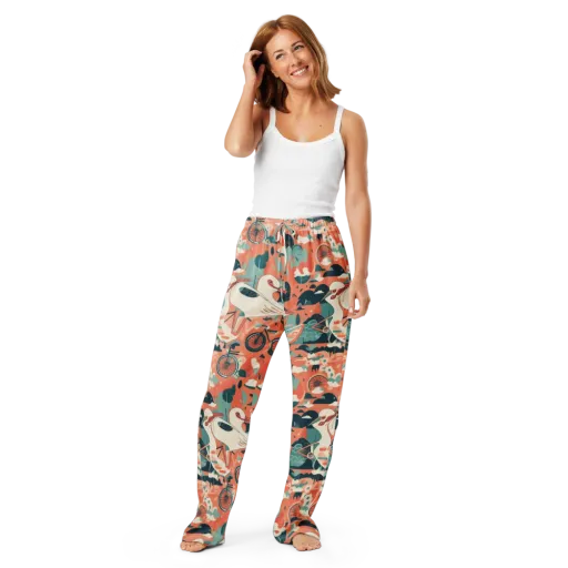 Bicycle Lagoon on a Women's Pajama Pants
