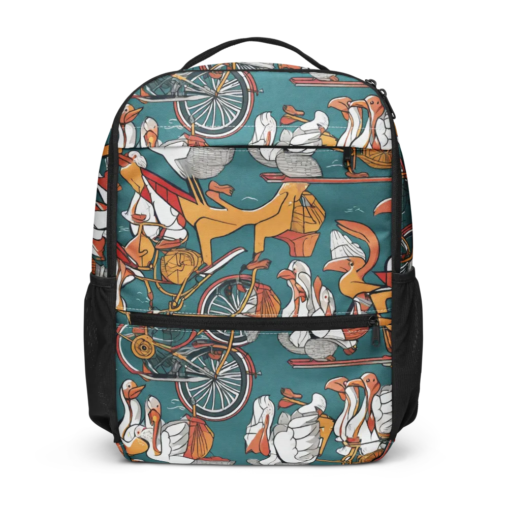 Pelican Velodrome on Utility Backpack — Front