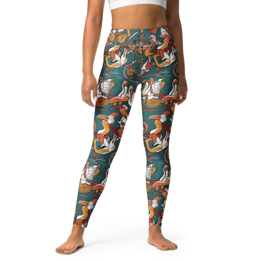 Pelican Velodrome on a Yoga Leggings