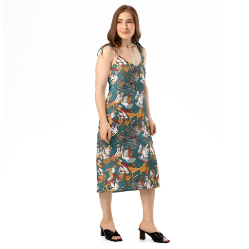 Pelican Velodrome on a Slip Dress