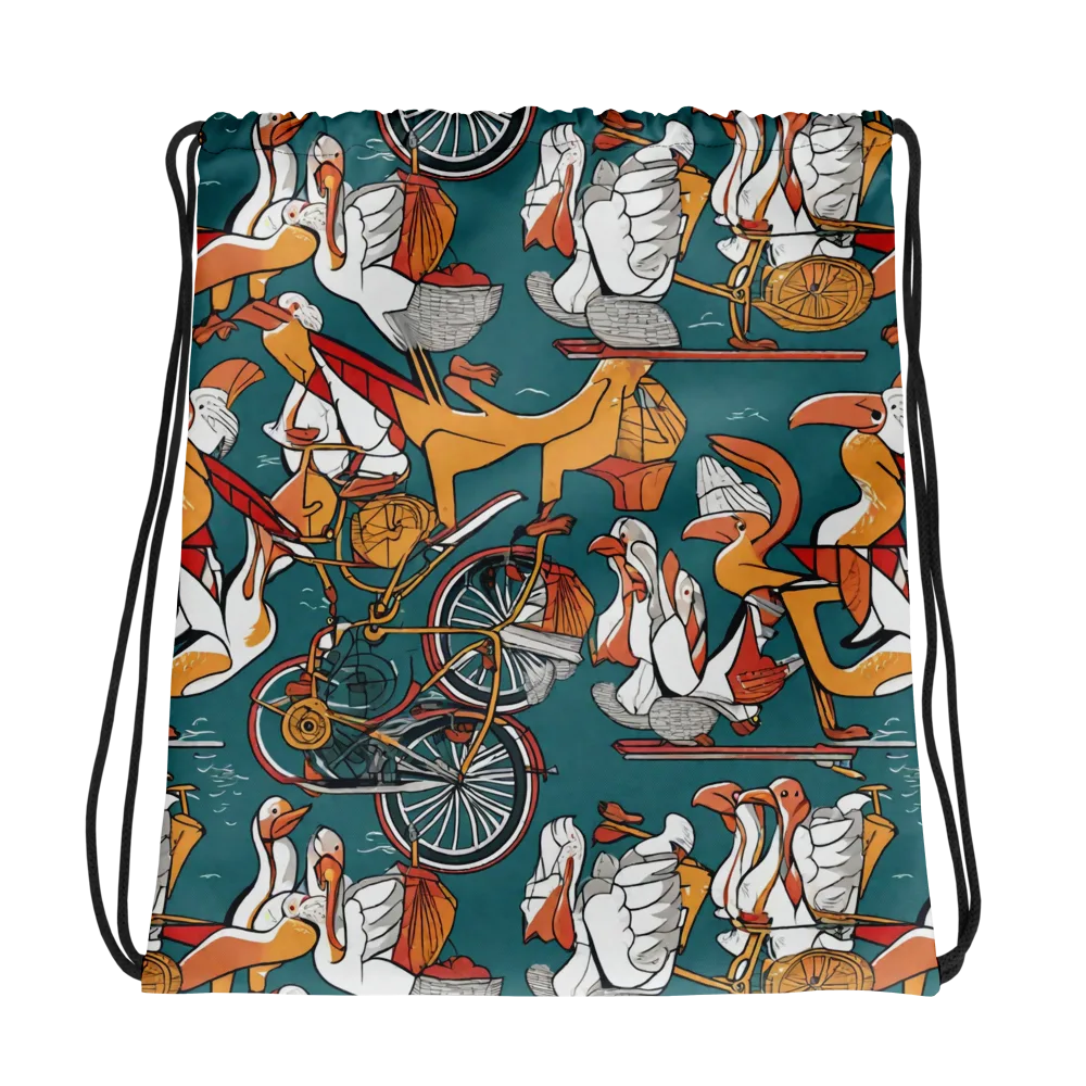 Pelican Velodrome on Drawstring Bag — Photo