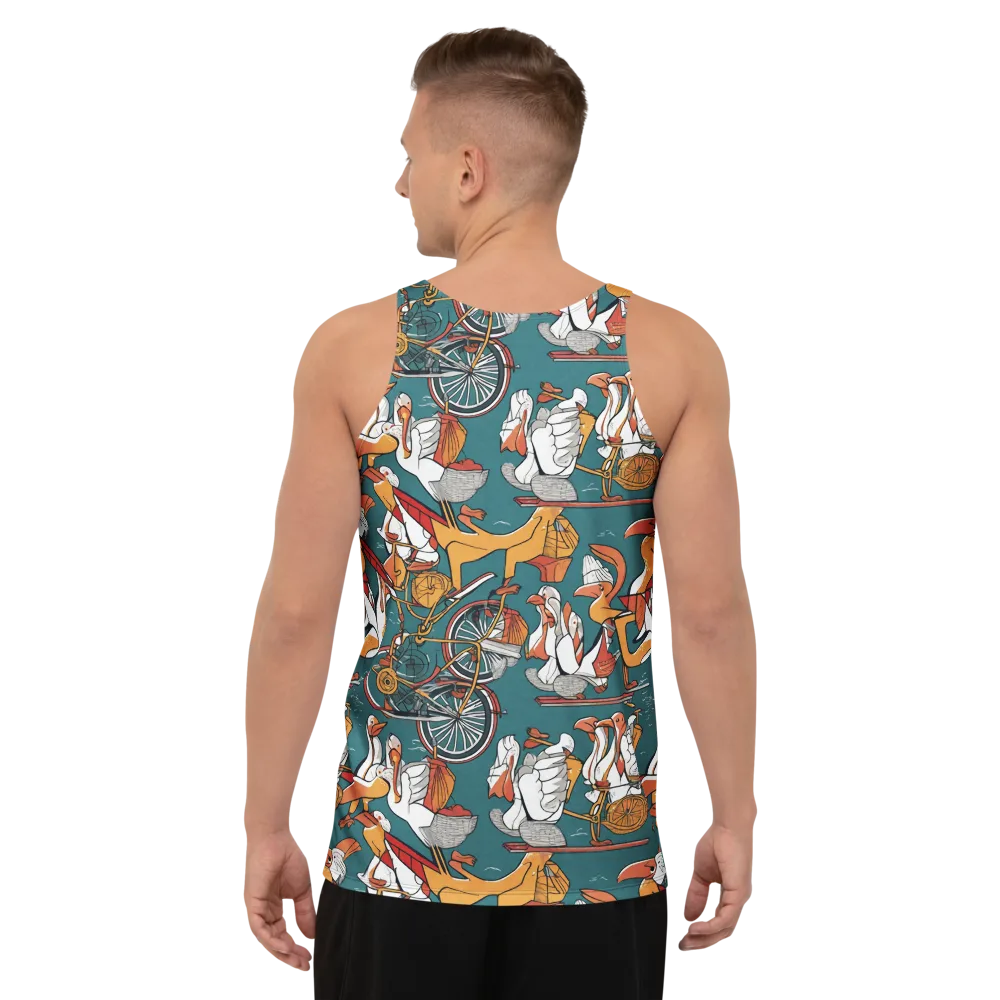 Pelican Velodrome on Men's Tank Top — Back