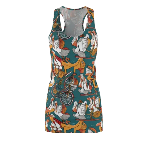 Pelican Velodrome on a Racerback Dress