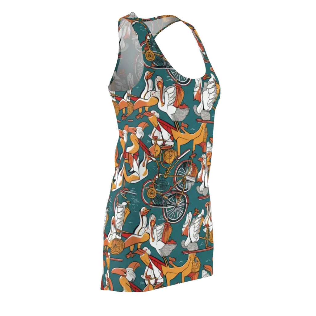 Pelican Velodrome on Racerback Dress — Front Side