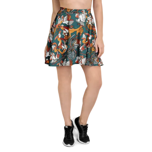 Pelican Velodrome on a Skater Skirt