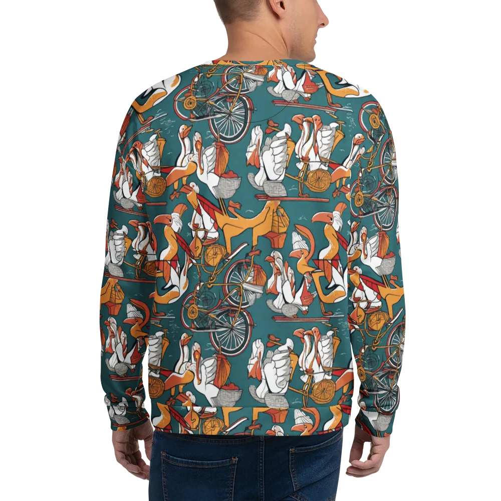 Pelican Velodrome on Sweatshirt — Back