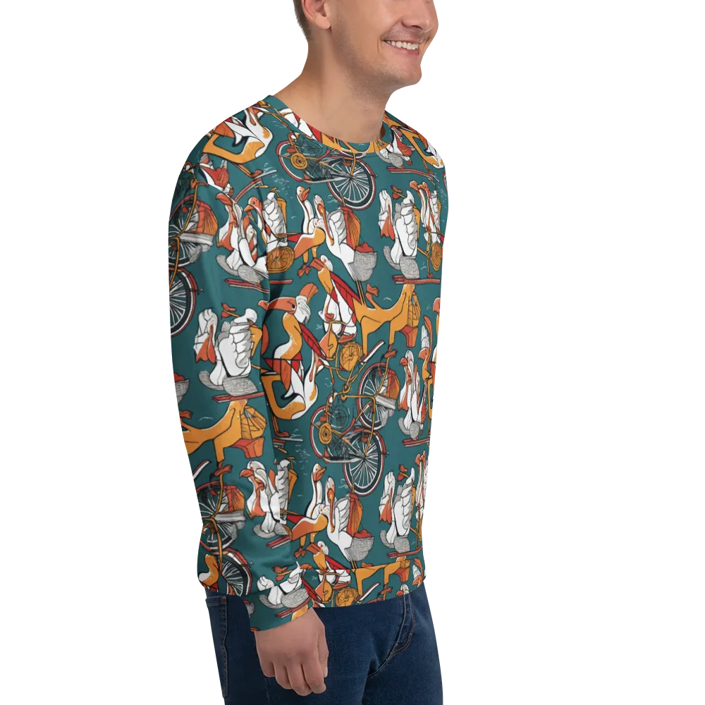 Pelican Velodrome on Sweatshirt — Right Front