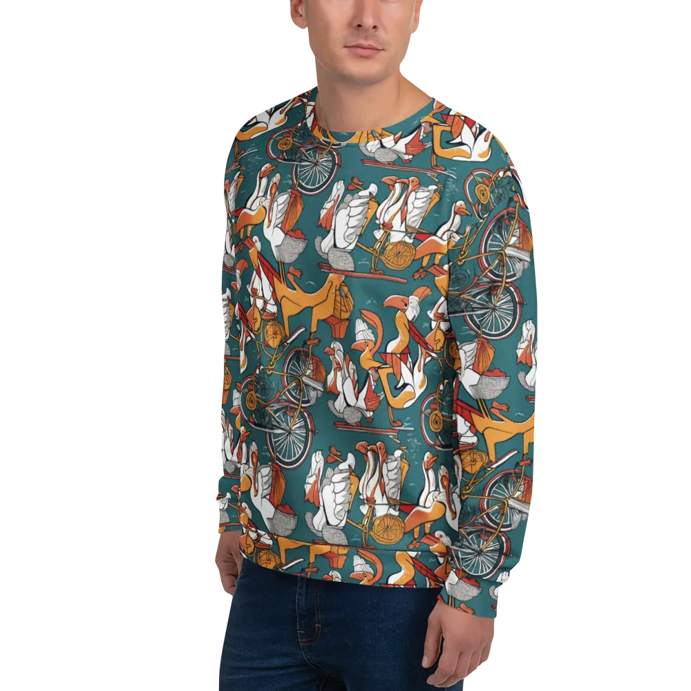 Pelican Velodrome on Sweatshirt — Left Front