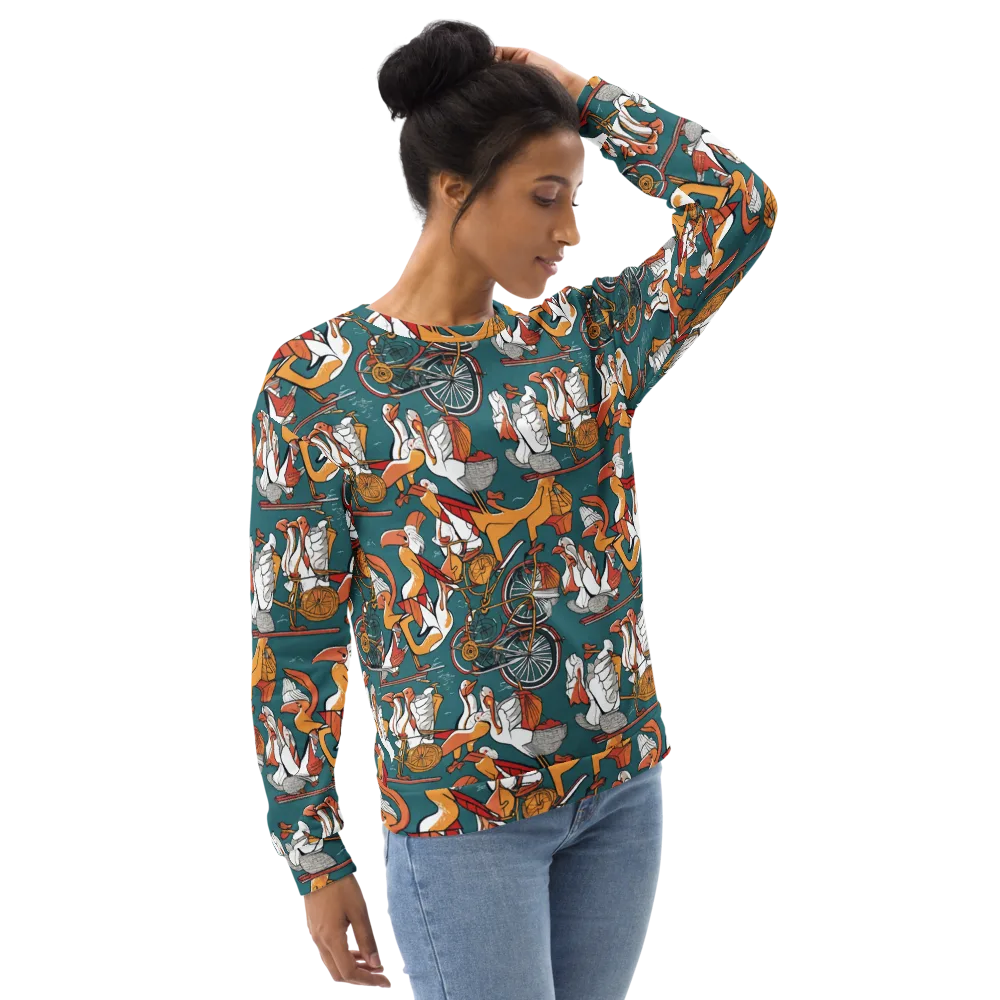 Pelican Velodrome on Sweatshirt — Right Front