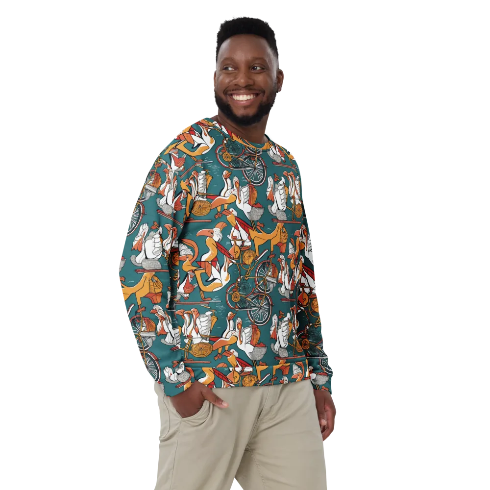Pelican Velodrome on Sweatshirt — Front