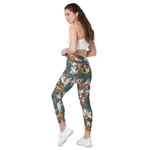 Pelican Velodrome on a Leggings with Pockets