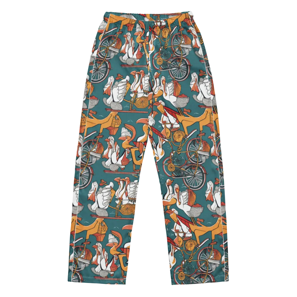Pelican Velodrome on Women's Pajama Pants — Front