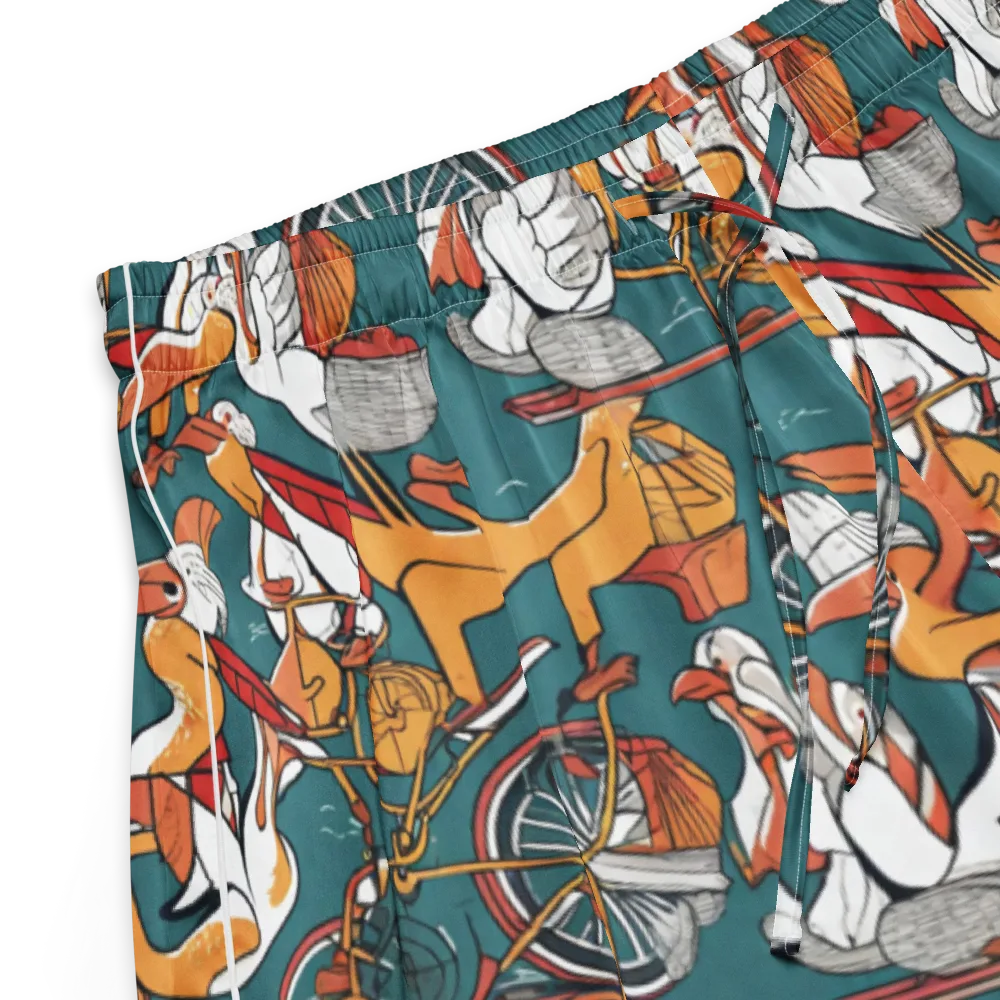 Pelican Velodrome on Women's Pajama Shorts — Product details